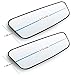 True Line Automotive 2 Pack Blind Spot Car Mirror - Rectangular Car Blind Spot Mirror with Adjustable 360° View - Car Mirror Blindspot Mirror, Universal Fit, Wide Angle, Blindspot Mirror for Car