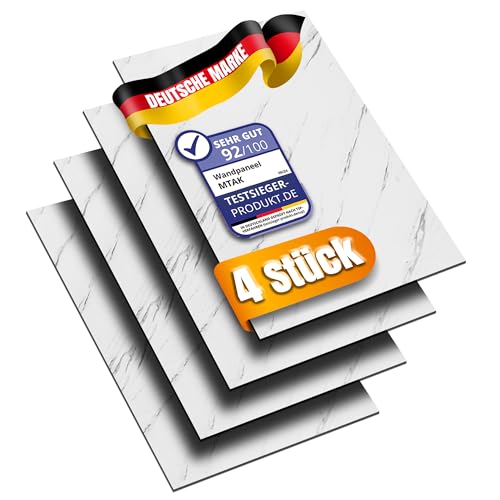 MTAK Wandpaneele Marmoroptik 60x120 4 Stück