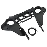 ALMULOO Front Batwing upper Inner Fairing Compatible with Harley Davidson 1996-2013 Touring Street Glide Electra Glide FLHX FLHTC FLHTCU FLHT Black ABS Plastic