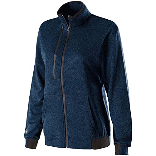 Holloway Sportswear Womens Artillery Jacket L Navy Heather #TOP16
