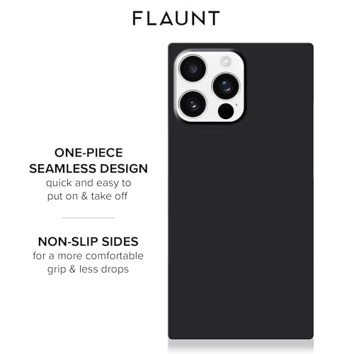 Flaunt Official Square iPhone 16 Pro Max Case - Matte Black - image 8