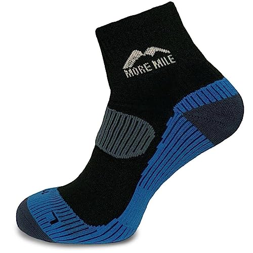 More Mile Cheviot Trail Running Socks (5 Pack) Compression Arch Brace, Cushioned Sport Socks, Mesh Zones, Lightweight & Long Lasting