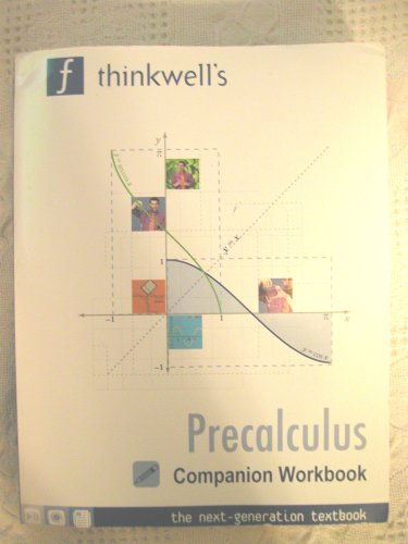 Thinkwell's Precalculus Companion Workbook Paperback – January 1, 2005