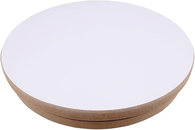 KUNSTIFY Töpferscheibe I Rund I 30cm Durchmesser, Höhe 5 cm MDF Drehscheibe Drehteller für Töpferei Ton zum Töpfern Kunst DIY Handwerk Basteln Tonfiguren Schalen KUNSTIFY Töpferscheibe I Rund I 30cm Durchmesser, Höhe 5 cm MDF Drehscheibe Drehteller für Töpferei Ton zum Töpfern Kunst DIY Handwerk Basteln Tonfiguren Schalen