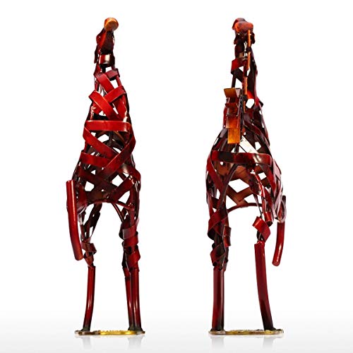Too-Arts Metal Weaving Horse Modern Sculpture Home Decoration Furnishing Handicrafts #TOP1