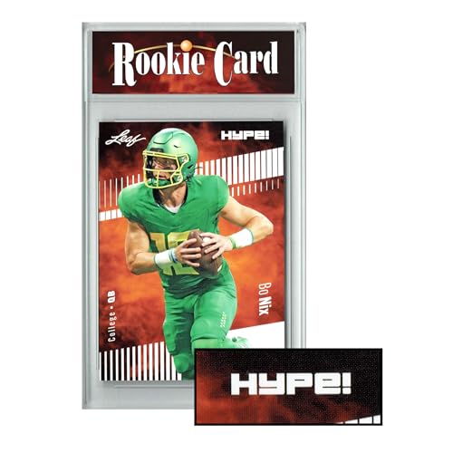 Bo Nix 2023 Leaf HYPE #103A Rookie Card Certified Mint+ Condition 5000 Made! Denver Broncos QB