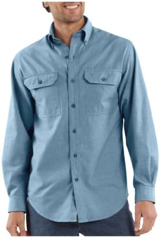 Carhartt Men's S202 Long Sleeve Chambray Shirt