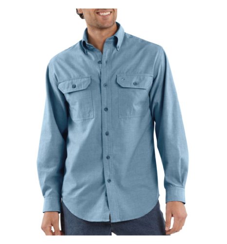 Carhartt Men's S202 Long Sleeve Chambray Shirt