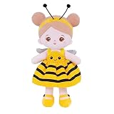 OUOZZZ 32cm gelbes Bienenrock-Plüschtier für Babys ab 3 Monaten