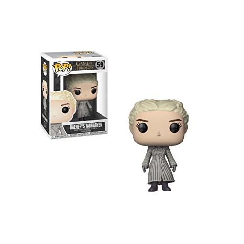 Funko Pop! TV: GOT S8 - Daenerys Targaryen - (White Coat) - Game Of Thrones - Juego de Tronos - Figura de Vinilo Coleccionable - Idea de Regalo- Mercancia Oficial - Juguetes para Niños y Adultos