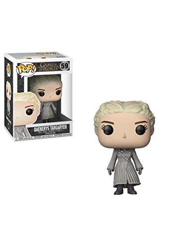 Funko Pop! TV: GOT S8 - Daenerys Targaryen - (White Coat) - Game Of Thrones - Juego de Tronos - Figura de Vinilo Coleccionable - Idea de Regalo- Mercancia Oficial - Juguetes para Niños y Adultos