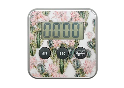 Multi-Function Electronic Timer, Classroom Learning Management Kitchen Magnetic Digital Timer (Cute Cactus) #TOP1
