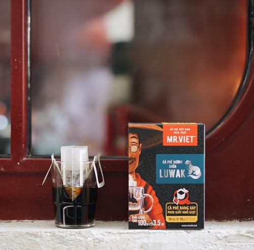 Mr. Viet Luwak Ground Coffee Drip Bag 10Bags X 10G