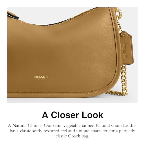 Image of Coach Women's Natural Grain Leather Waverly Bag