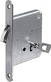 BKS Zirkelriegelschloss 0371/0372 BB Dorn 55mm Stulp 20mm abgerundet VA