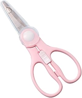 Toddmomy tijeras de comida cizalla para alimentos herramienta para moler alimentos herramienta de comida máquina de picar carne sicissores de carne para abdominales rosa