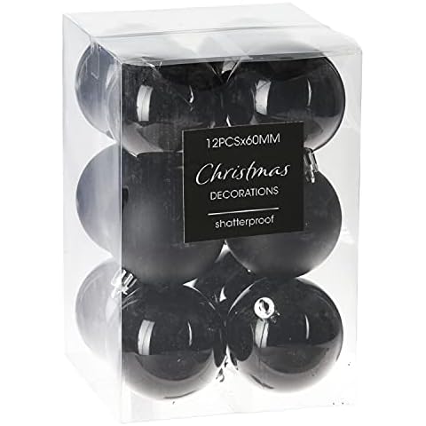 ToCi Juego de bolas de Navidad negras Cover