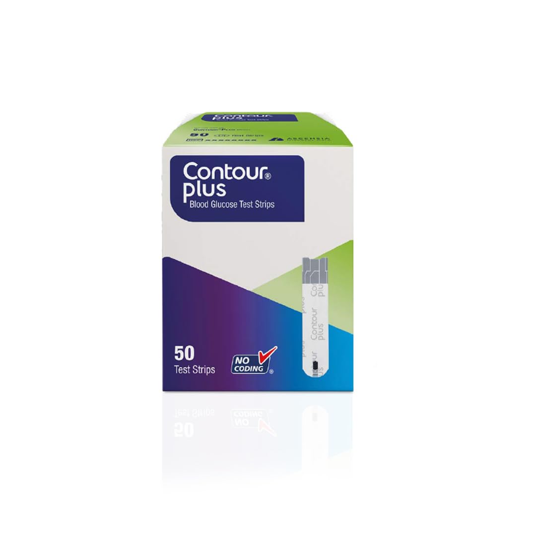 Contour Plus Blood Glucose Test Strip (Pack of 50)