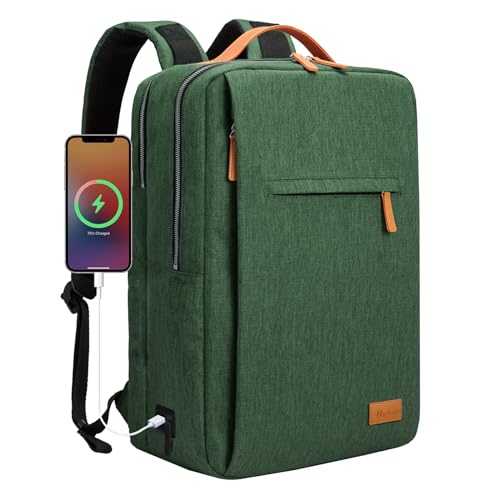 Hp hope Laptop Backpack for Women Travel Durable Backpacks Carry On, with USB Charging Port, Fits 15.6 Inch Laptop