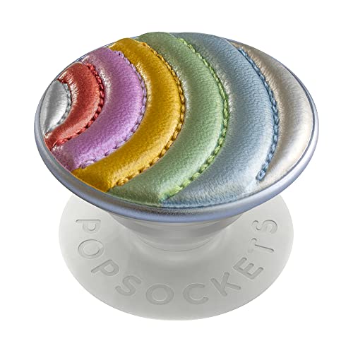 PopSockets: PopGrip con tapa intercambiable para teléfonos y tabletas - Rainbow Funk