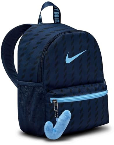 Nike JDI Mini-Su26 AOP, Zaino Unisex-Bambini e Ragazzi, Midnight Navy/University Blue, Taglia Unica