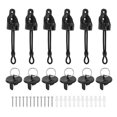 3 Pairs Bungee Kit with End Caps for Coolaroo Roller Shade Replacement Part