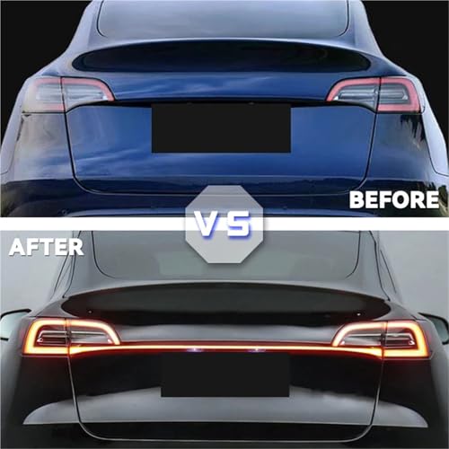 Feu arrière Tesla clignotant dynamique résistant aux infiltrations d'eau - 6