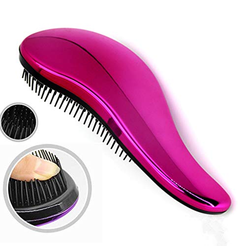 KICCOLY Cepillo de Pelo Desenredante Para Cabello Mojado, Seco, Fino, Grueso, Rizado - Mejor Cepillo Para Todo Tipo de Cabello - Regalo Ideal Para Mujeres y Niños ¡No Más Enredos! (Rosado)