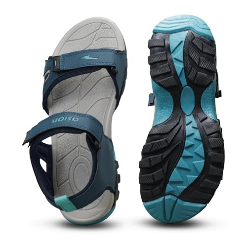Image of ASIAN Mens VISTARA-13N Casual Sandals with adjustable velcro closure for easy wear with flexible fitting and trendy and stylish looks ideal for everyday use for mens as well as boys-VISTARA-13N$P
