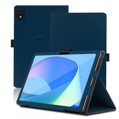 DOOGEE U10 coque tablette 10 pouces housse de protection bleue avec dragonne de maintien