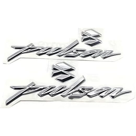 CYRER 2 Pcs Bike Emblem Badge Decal 3D Tank