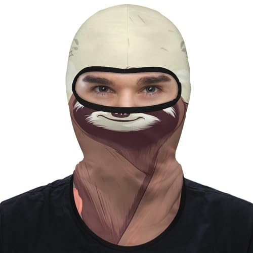 Balaclava Mask for Men Ski Mask for Women You are Awesome Sloth Full Face Mask Face Cover for Cycling, 1, Style