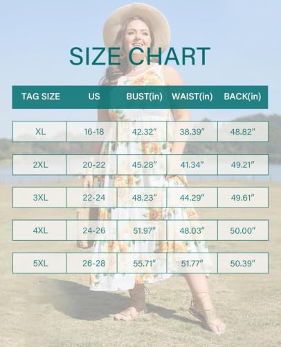 Image of Moon Wood Women's Plus Size Sleeveless Summer Dress Crewneck Tank Casual Flowy Maxi Dress with Pockets Vacation Outfits