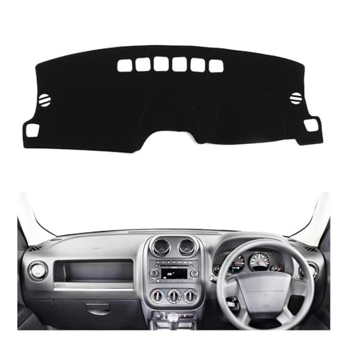 Tapis couverture tableau bord de voiture pour voyager au frais en Jeep Compass RHD