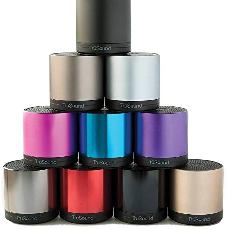Miniatura 4 de TruSound - Altavoz Bluetooth inalámbrico portátil, mini altavoz Bluetooth con micrófono, altavoz de subwoofer fuerte, altavoz portátil para