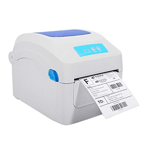 ZHANGQUAN Thermal Label Printer Portable Mini Receipt Ticket Printer GPRINTER GP1324D USB Port Thermal Automatic Calibration Barcode Printer, Max Supported Thermal Paper Size: 104 x 2286mm