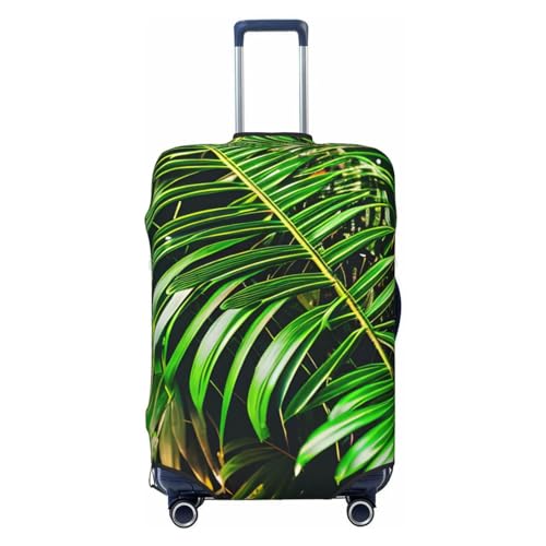 Palm Tree Green Leaves Luggage Covers For Suitcase Approved,Suitcase Cover Protector Fit 18-32 InchLuggage