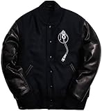 blouson simili cuir pas cher homme Design inspiré de Def Jam : cette veste universitaire, avec des éléments influencés par la célèbre maison de disques, canalise le style emblématique de Def Jam Recordings.
