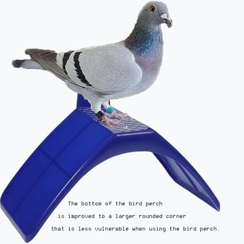 Image of 10 Pcs Dove Rest Stand, Thickened Lightweight Pigeons Rest Stand Plastic Birds Roost Holder, Doves Dwelling Frame Birdcage Accessories for Parrots and Other Birds(Blue)
