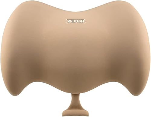 Almohada de apoyo lumbar, almohada lumbar de espuma viscoelástica para aliviar el dolor de espalda, almohada lumbar ergonómica aerodinámica para
