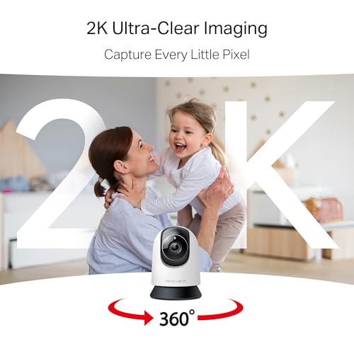 MERCUSYS MC210 Indoor Camera,2K 3MP,TP-Link Security Camera,Pet Camera,Baby Monitor,Smart Detection,Night Vision,Full Coverage,2 Way Audio,APP Control,Google Home/Alexa,No Monthly fee - Image 4
