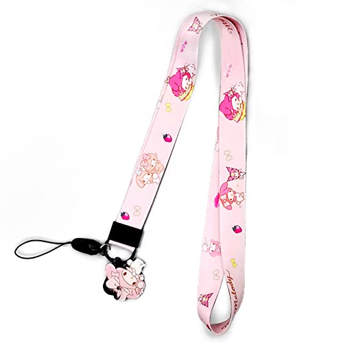 Lanyard for Keys,Lanyards for ID Badges,My Malody Lanyard for Women,Cute Lanyard,Kawaii Lanyard,Anime Lanyard,Pink Lanyard