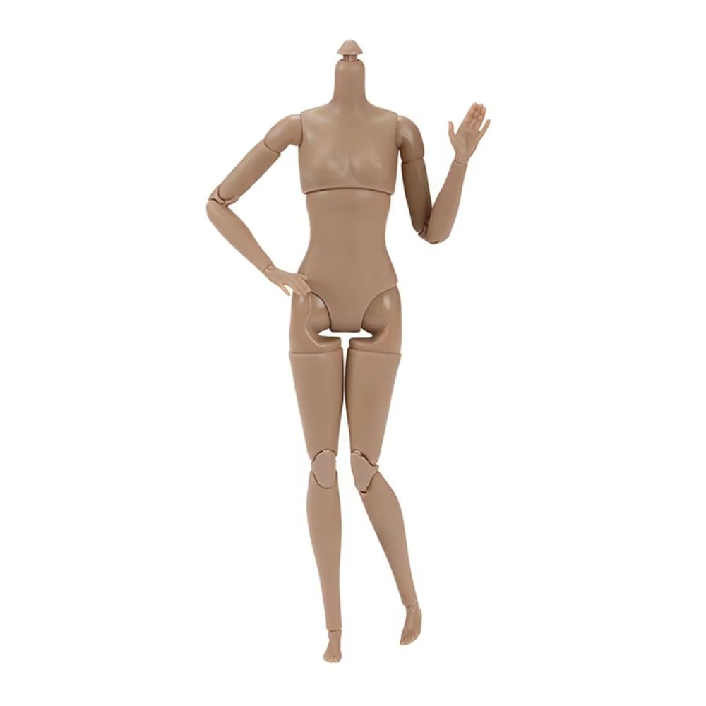 Bambola BJD 26 cm corpo muscoloso nuda bianco normale nero accessori per esercizi articolari