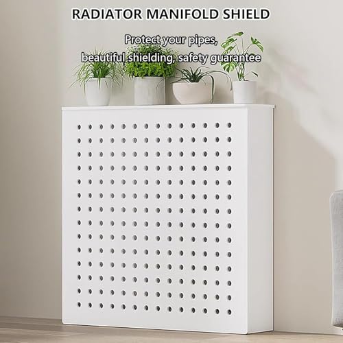 Cubre radiador blanco de suelo protector contra quemaduras en el hogar 6