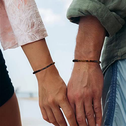 Monozo Gift For Women I Love You Morse Code Bracelets For Women Men Girls Mothers Day Birthday Christmas Valentine Gifts Jewelry Cord Wrap Tiger Eye Bracelets With Lava Rock Beads #TOP5
