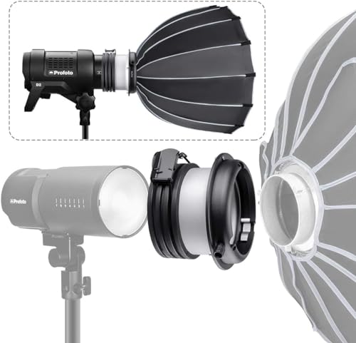 Image of Fomito SN27 Profoto to Bowens Adapter Ring, Metal and Plastic Construction, Compatible with Bowens Accessories