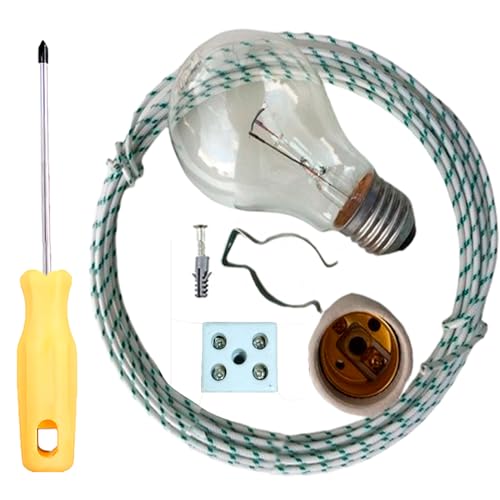 Kit de Lâmpada Extra Forte para Churrasqueira 2 Metros de Fio 110v