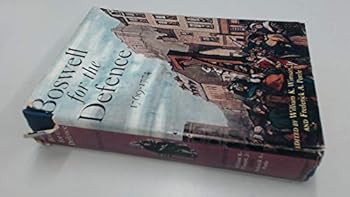 Hardcover Boswell For The Defence 1769-1774 Book