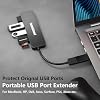 USB Splitter for Laptop, YaimhSound 4-Port USB Hub 3.0, Multiple USB Expander Adapter for Keyboard,Mouse, Dell,Asus,HP,MacBook,Surface, Acer,Ps4,Xbox,Flash Drive,SSD,Printer,Camera