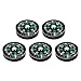 LIOOBO 15mm Pocket Survival Button Compass Mini Backpacking Compass for Boating Camping Hiking 5PCS